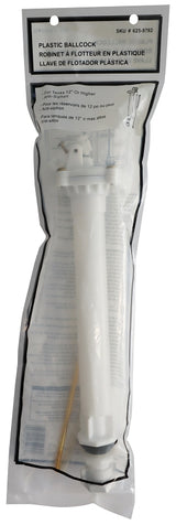 ProSource PMB-171 Toilet Ballcock, Plastic, Anti-Siphon: Yes, For: 12 in or Higher Toilet Tank
