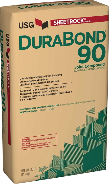 USG Durabond 381630120 Joint Compound, Powder, White, 25 lb