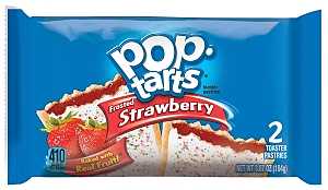 Pop-Tarts POPTARTS Frosted Toaster Pastry, Strawberry Flavor, 3.67 oz, Pack of 6
