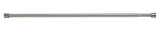 iDesign Shower Curtain Rod 75 in. L Satin Brushed Silver