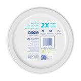 Dixie Multicolored Paper Flowers Bloom Dinner Plate 8-1/2 in. D 48 pk, Pack of 10