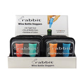Rabbit Assorted Rubber Bottle Stopper, Pack of 12