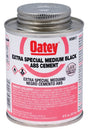 Oatey 30917 Series Solvent Cement, 8 oz Can, 315 g/L, Opaque Liquid, Black