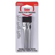 Oatey 30710 Acid Brush, 3 in L x 1/2 in W Brush, Tin Handle, 6 in OAL