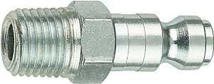 Tru-Flate 12-603 Plug, 1/4 in, MNPT, Steel