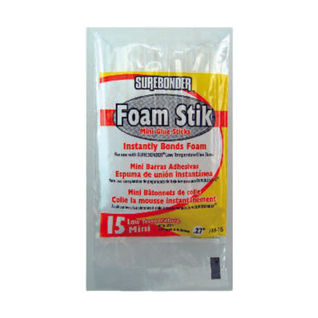 Surebonder Foam Stik .27 in. D X 4 in. L All Purpose Glue Sticks White 15 pk