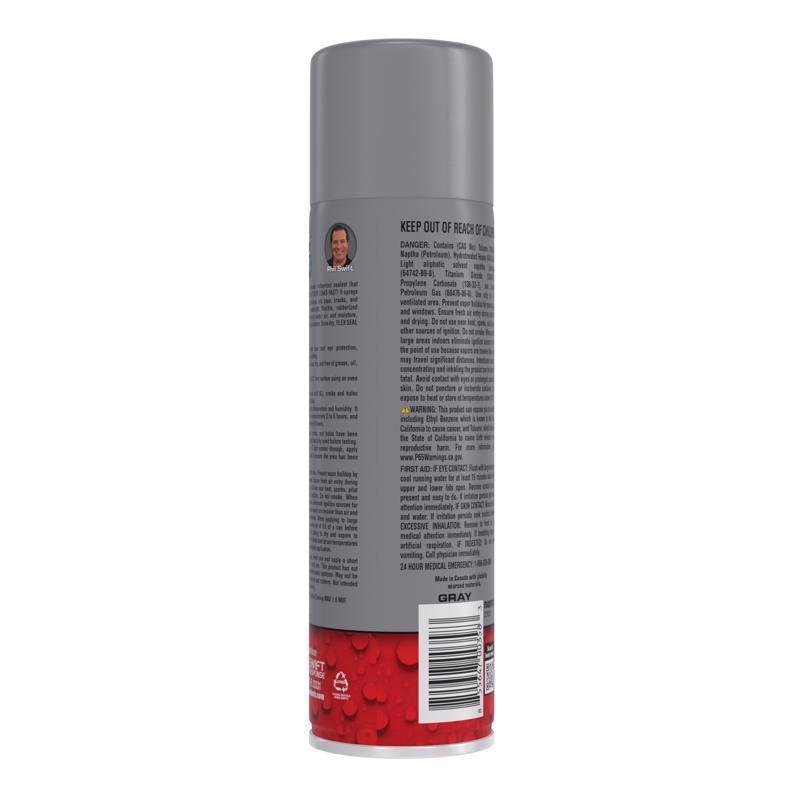 Flex Seal Family of Products Flex Seal Gray Rubber Spray Sealant 14 oz, Pack of 6