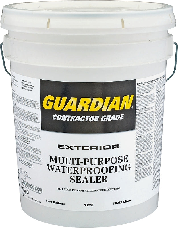 Valspar 72765GAL Waterproofing Sealer, Liquid, Clear, 5 gal, Pail
