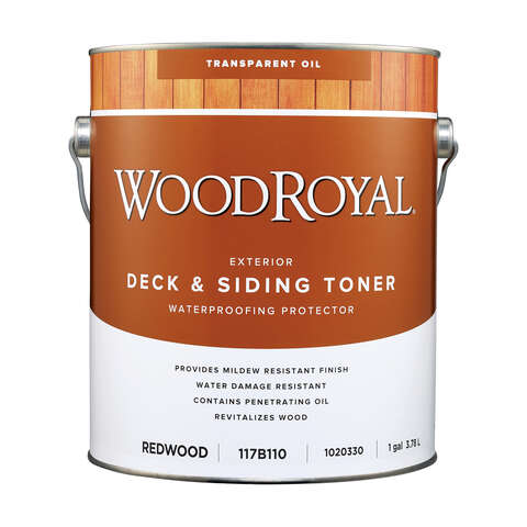 Ace Wood Royal Transparent Redwood Oil-Based Deck and Siding Toner 1 gal, Pack of 2