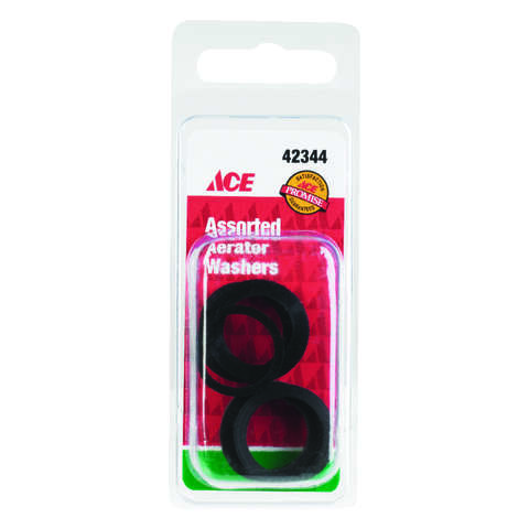 Ace Assorted in. D Rubber Faucet Aerator Washer 5 pk