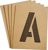 Hy-Ko ST-3 Number and Letter Stencil, Stencil