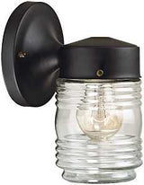 Boston Harbor W15BK01-33883L Outdoor Wall Lantern, 120 V, 60 W, A19 or CFL Lamp, Steel Fixture, Black, Black Fixture