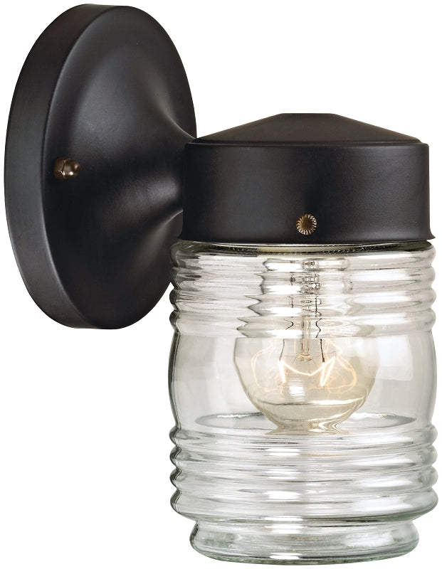 Boston Harbor W15BK01-33883L Outdoor Wall Lantern, 120 V, 60 W, A19 or CFL Lamp, Steel Fixture, Black, Black Fixture