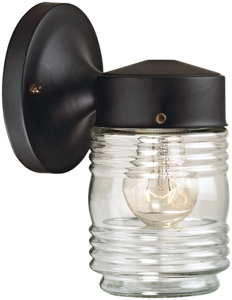 Boston Harbor W15BK01-33883L Outdoor Wall Lantern, 120 V, 60 W, A19 or CFL Lamp, Steel Fixture, Black, Black Fixture