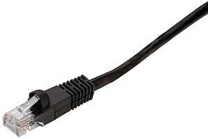 Zenith PN10255EB Network Cable, 5e Category Rating, Black Sheath