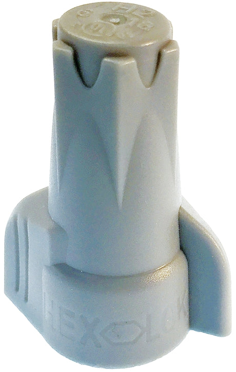 Gardner Bender Hex-Lok 19-2H2 Wire Connector, Gray, 14 to 6 AWG Wire, Copper Contact, Thermoplastic, 3/CD