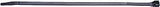 Gardner Bender 47-127UVB Cable Tie, 5/8 in Max Bundle Dia, Nylon, Black, 27 in L, 3/PK