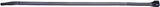 Gardner Bender 47-127UVB Cable Tie, 5/8 in Max Bundle Dia, Nylon, Black, 27 in L, 3/PK