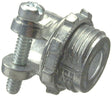 Halex 04207B Squeeze Connector, For: 3/4 in Steel Flexible Metal Conduit and 6 to 3 Wire Steel Armored Cable, 3/4 in