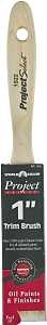 Linzer 1522-1 Paint Brush, 1 in W, 2-1/4 in L Bristle, China Bristle, Beaver Tail Handle