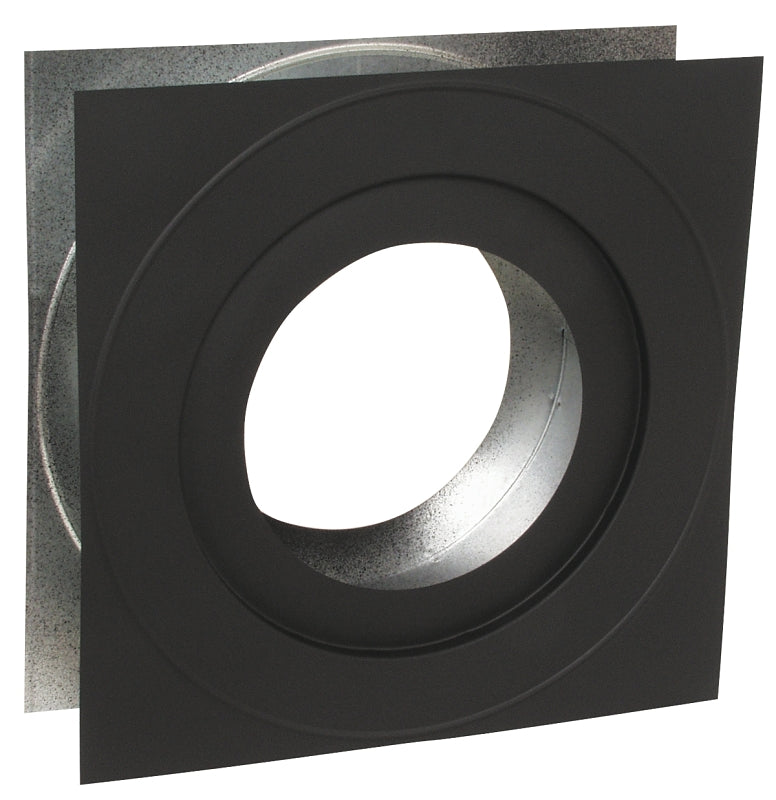 AmeriVent 6HS-WTP Chimney Thimble, For: Tee Branch and Chimney Section, Galvanized Steel, Galvanized