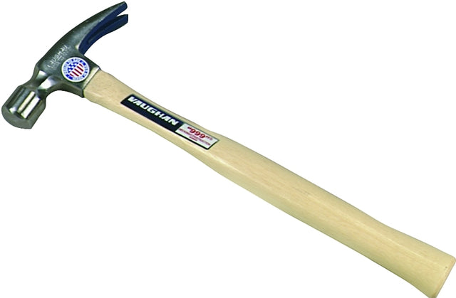 Vaughan 606M Hammer, 28 oz Head, Rip Framing, Straight Claw, Milled Head, Steel Head, 18 in OAL