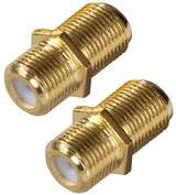 Zenith VA1002RG6FT Feed-Thru Connector, F Connector, Gold