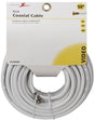 Zenith VG105006W Coaxial Cable, White Sheath, 50 ft L
