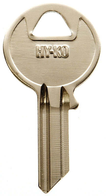 Hy-Ko 11010AB1 Key Blank, Brass, Nickel, For: Abus Cabinet, House Locks and Padlocks, AB1 Key Number, Pack of 10