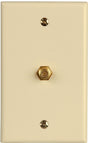 Zenith VW1001WJ1A Wallplate, 4-1/2 in L, 2-3/4 in W, Almond