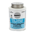 Harvey 29035 Pipe Thread Compound, 8 fl-oz Jar, Paste, Gray