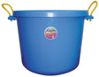 Fortex-Fortiflex MB-70BL Barn Bucket, 70 qt Volume, Polyethylene/Rubber, Blue