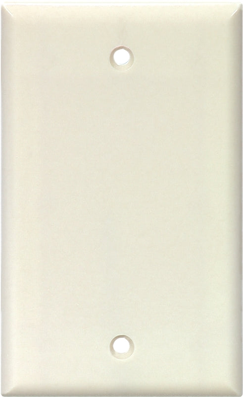 Arrow Hart 2129 2129W-BOX Wallplate, 4.95 in L, 2-3/4 in W, 0.08 in Thick, 1 -Gang, Polycarbonate, White, Pack of 25