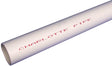 Charlotte Pipe PVC 04005 0600 Pipe, 1/2 in, 10 ft L, SCH 40 Schedule, PVC, White