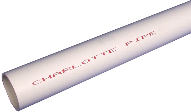 Charlotte Pipe PVC 04007 0600 Pipe, 3/4 in, 10 ft L, SCH 40 Schedule, PVC