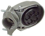 Halex 58025 Service Entrance Cap, Clamp, Aluminum, 6.438 in H x 8 in W x 5.813 in D