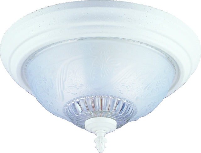 Boston Harbor F155WW02-1068EC3L Two Light Flush Mount Ceiling Fixture, 120 V, 60 W, 2-Lamp, A19 or CFL Lamp
