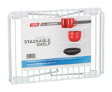 Grayline Life Organized 6 in. H X 9 in. W X 14 in. L PE Coated White Stackable Shelf