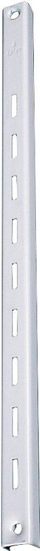 Knape & Vogt 80 80 WH 48 Series Shelf Standard, White, 320 lb, 16 ga Thick Material, 5/8 in W, 48 in H, Steel, Pack of 10