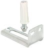 Prime-Line N 6992 Adjustable Pivot Bracket and Pin Kit, Plastic/Steel, Floor Mounting