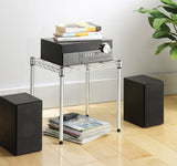 Whitmor 15 in. H X 15 in. W X 14 in. L Silver Stackable Shelf