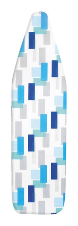 Whitmor 15 in. W X 54 in. L Cotton Blue/Gray Ironing Board Pad and Cover
