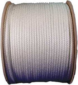 Wellington 10096 Rope, 3/16 in Dia, 1000 ft L, 44 lb Working Load, Nylon, White