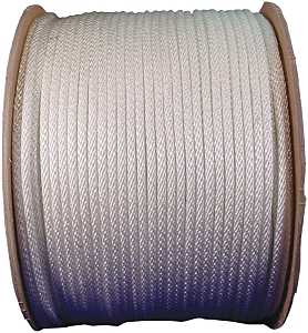 Wellington 10172 Rope, 3/8 in Dia, 500 ft L, 230 lb Working Load, Nylon, White