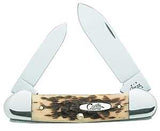 Case XX 00263 Folding Pocket Knife, 1.97 in Pen, 2.6 in Spear L Blade, Chrome Vanadium Steel Blade, 2-Blade