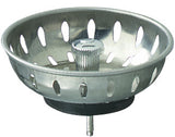Plumb Pak PP22022 Basket Strainer, Stainless Steel, For: Sink
