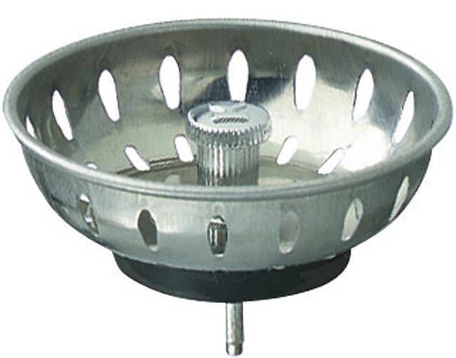 Plumb Pak PP22022 Basket Strainer, Stainless Steel, For: Sink