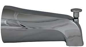 Plumb Pak PP22536 Bathtub Spout, 13 in L, 7 in W, 10 in H, 3/4 in Connection, IPS, Chrome Plated