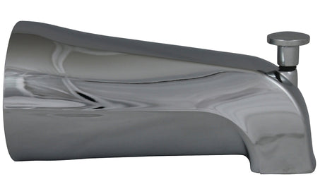 Plumb Pak PP22536 Bathtub Spout, 13 in L, 7 in W, 10 in H, 3/4 in Connection, IPS, Chrome Plated