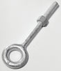 Baron 24-1/2X6 Eye Bolt, 1/2 in Thread, 3 in L Thread, 1 in ID x 2 in OD Dia Eye, 6 in L Shank, 2200 lb Working Load